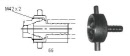 cast bronze air hose coupling